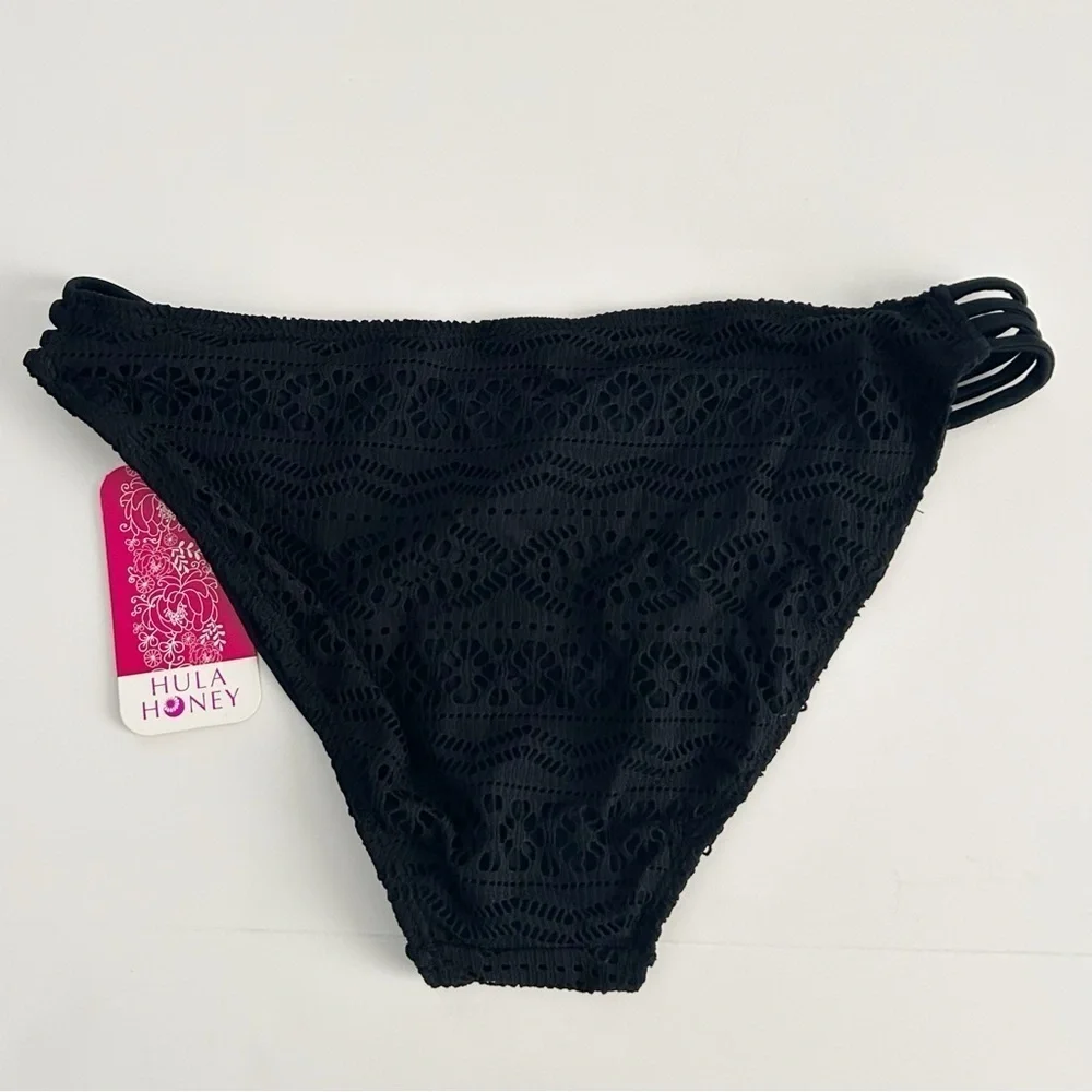 New Hula Honey Black Bikini Bottom | Size L